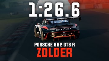 Zolder 1:26.6 - Porsche 992 GT3 R - GO Setups | ACC 1.9.8