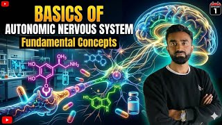 Basics of AUTONOMIC NERVOUS SYSTEM | Neuropharmacology | Lecture 2 