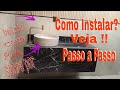 Como instalar balcão com piá sobre por, Veja o Passo a Passo
