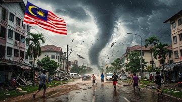 Terrifying Tornado Tears Through Malaysia — Roofs Fly, Chaos in Selangor!
