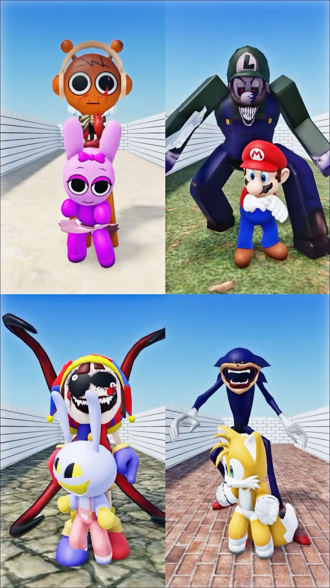 Luigi Monster #sprunki #incredibox #roblox #digitalcircus #sonic #mario #shin #pomni