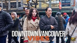Downtown Vancouver Vibes 🇨🇦 Exploring Robson, Granville, and Beyond