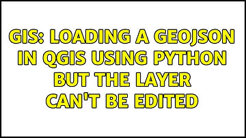 GIS: Loading a GeoJSON in QGIS using Python but the layer can