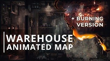WAREHOUSE by Animated Dungeon Maps | battle map preview