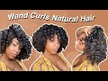Wand Curls on Short Natural Hair | Tips & Tricks! | Curly Hairstyles