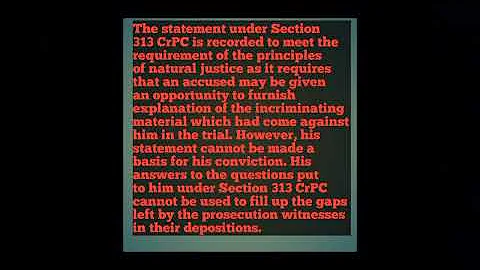 An accused persons can  himself become the"witness" of the case.#crpc#psc