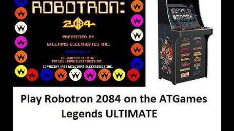Robotron 2084 Playing on the Legends Ultimate by ATGames (dual joysticks)