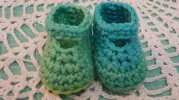 Stylish Crochet Shoes - Step into Mary Jane Style!