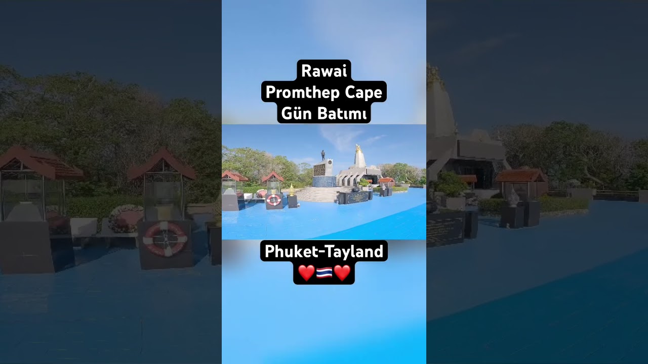 Rawai Promthep Cape Gün Batımı Phuket Tayland #shorts
