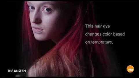 FIRE Hair Dye changes the color based on Temprature