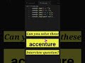 Accenture frontend interview questions for developers | #javascript #frontend