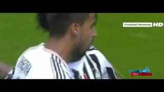 Juventus Vs Palermo 4-0 2016 Sami Khedira Amazing Goal
