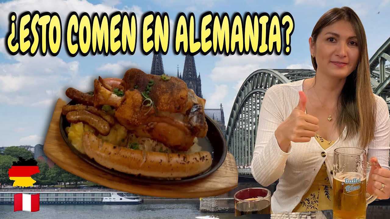 ¡Probando COMIDA alemana en Köln Alemania 🇩🇪 + Visitamos un Restaurante típico  | Shirley Tocic