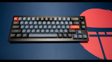 Keychron Q2 typing test - factory settings