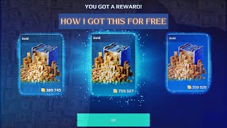 THIS IS HOW I GOT MILLIONS OF GOLD FOR FREE!!! WAR ROBOTS RESOURCE FARM | Free gold trick screenshot 3