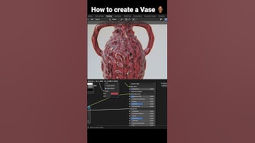 Creating a vase in one min 🏺 #blendertutorial #blender #3danimation