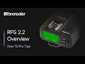 RFS 2.2 Transmitter Physical Overview | broncolor How To - Pro Tips