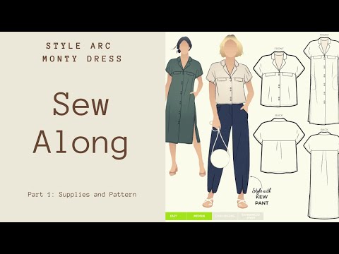 Monty Dress Sew Along Part 1: Supplies and Pattern Work