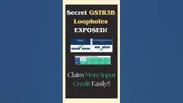 👉 GSTR-3B Filing explained step by step | Hidden GST Tips! #gstr3b #gstreturn #itc #shorts #gstv