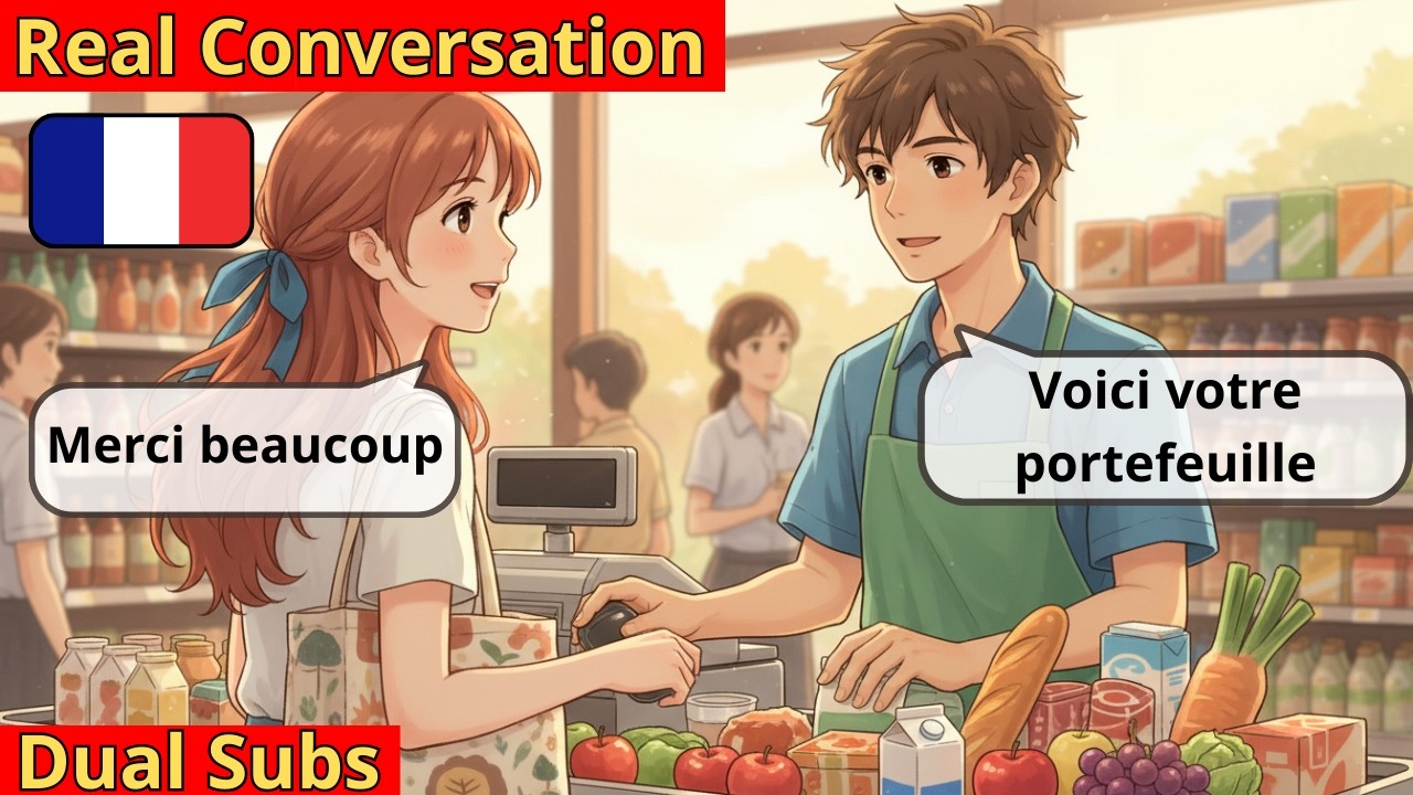 Как поблагодарить кого-то №1 | 10 коротких диалогов на французском | Французский для начинающих
