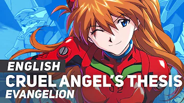 Evangelion - "Cruel Angel's Thesis" (FULL Opening) | ENGLISH ver | AmaLee