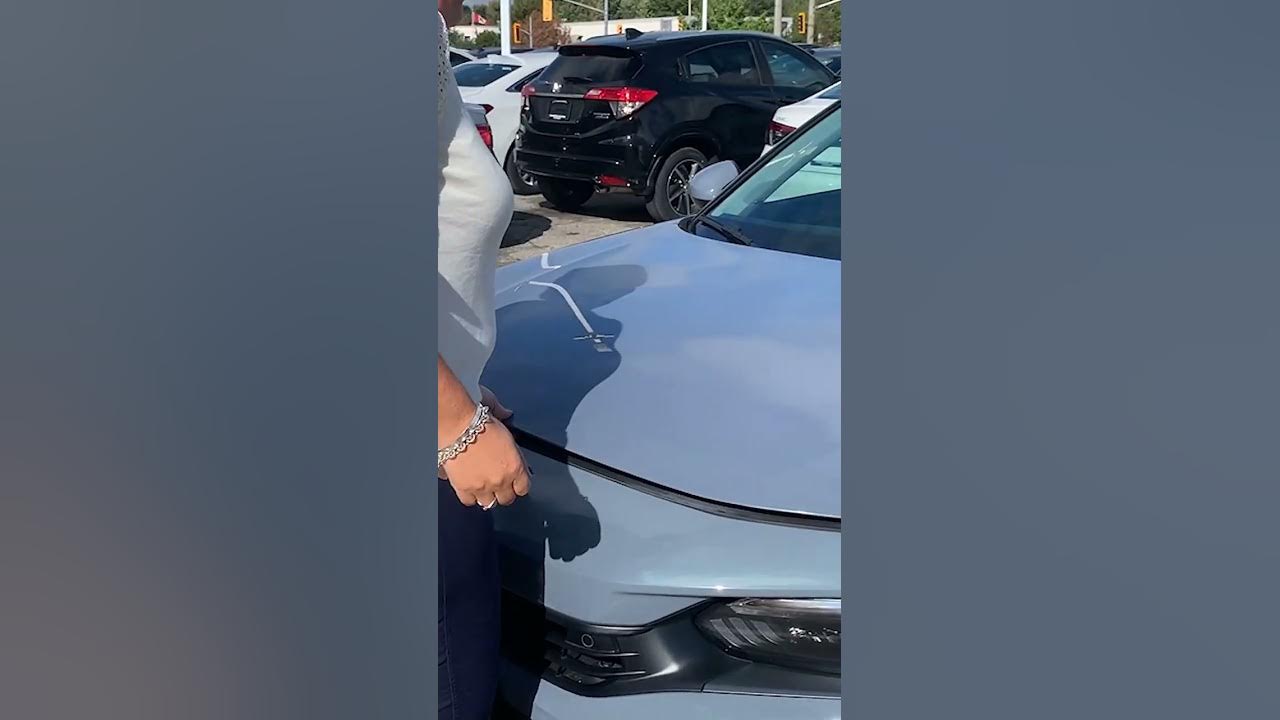 Open The Hood On A 2022 Honda Civic #shorts - YouTube