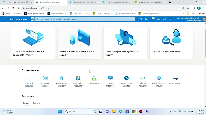 How to create Azure Automation Configuration and Creating a Runbook