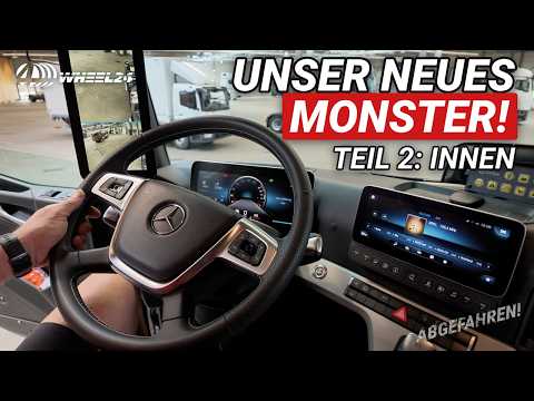 Mercedes Arocs 8x8 Abholung TEIL 2: Innen – Mehr PS, mehr Gänge! 🚛🔥