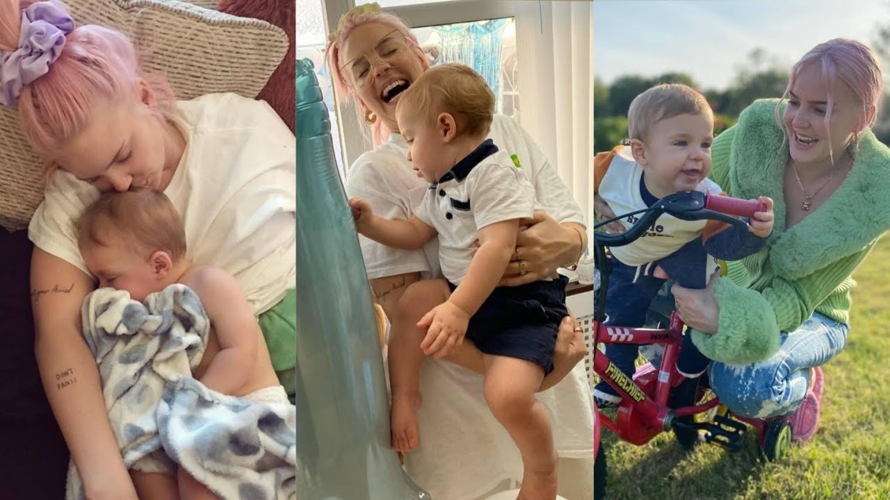 Anne Marie and her cute nephew