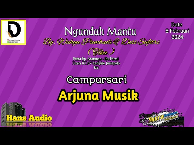 live Setriming // Arjuna Campursari // HANS Sound // Putra Pambayun class=