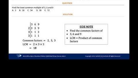 NPSE 2019 math solutions Explained Question 1 to 10