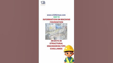 Information on Machine Foundation| How to design machine foundation?
