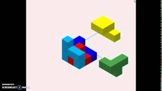 PLTW IED Puzzle Cube Exploded Assembly