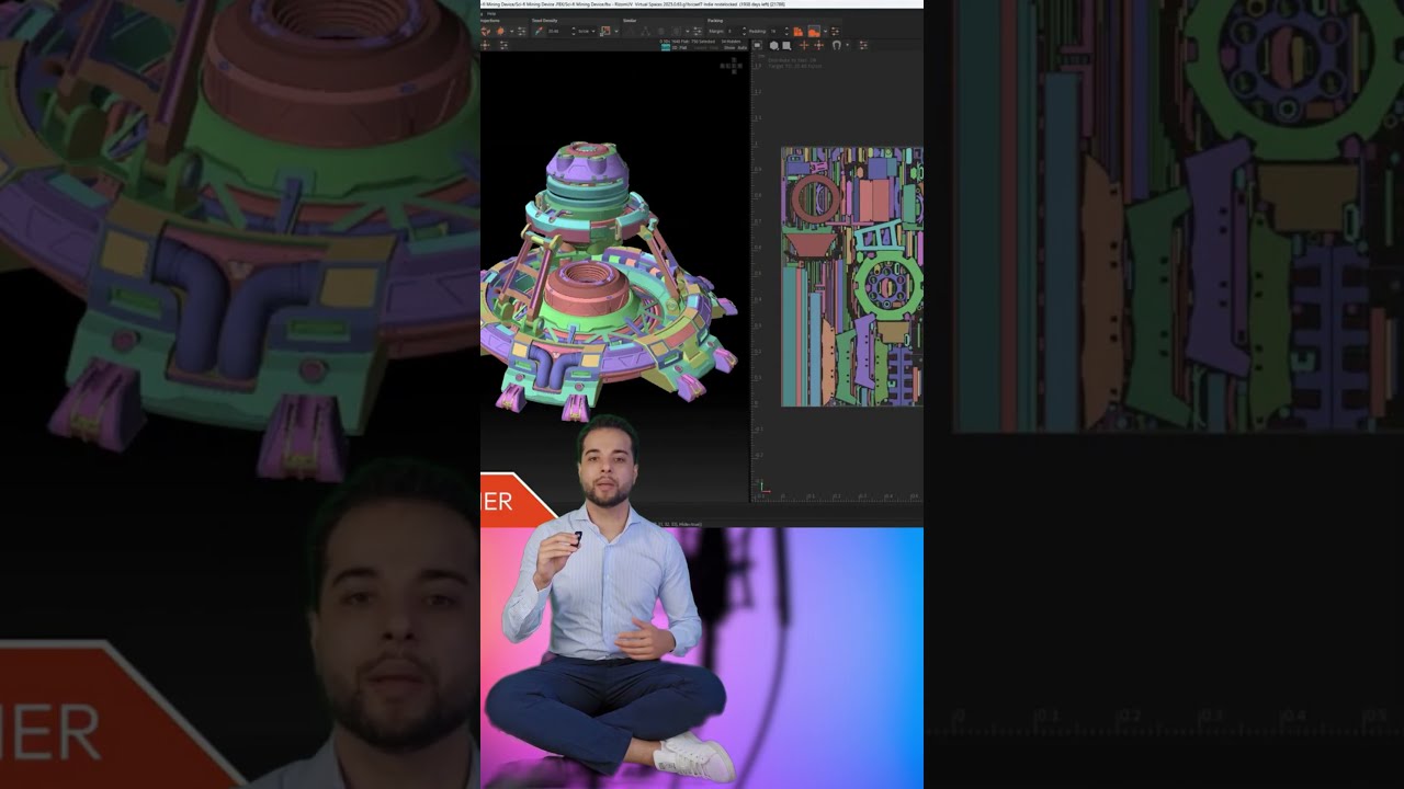 RizomUV 2025 GPU Packing Rivoluziona Il UV Mapping 3D