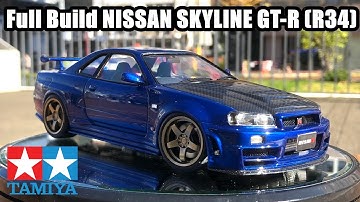 Full build Nissan Skyline GT-R (R34) nismo Z-tune TAMIYA 1/24 model car