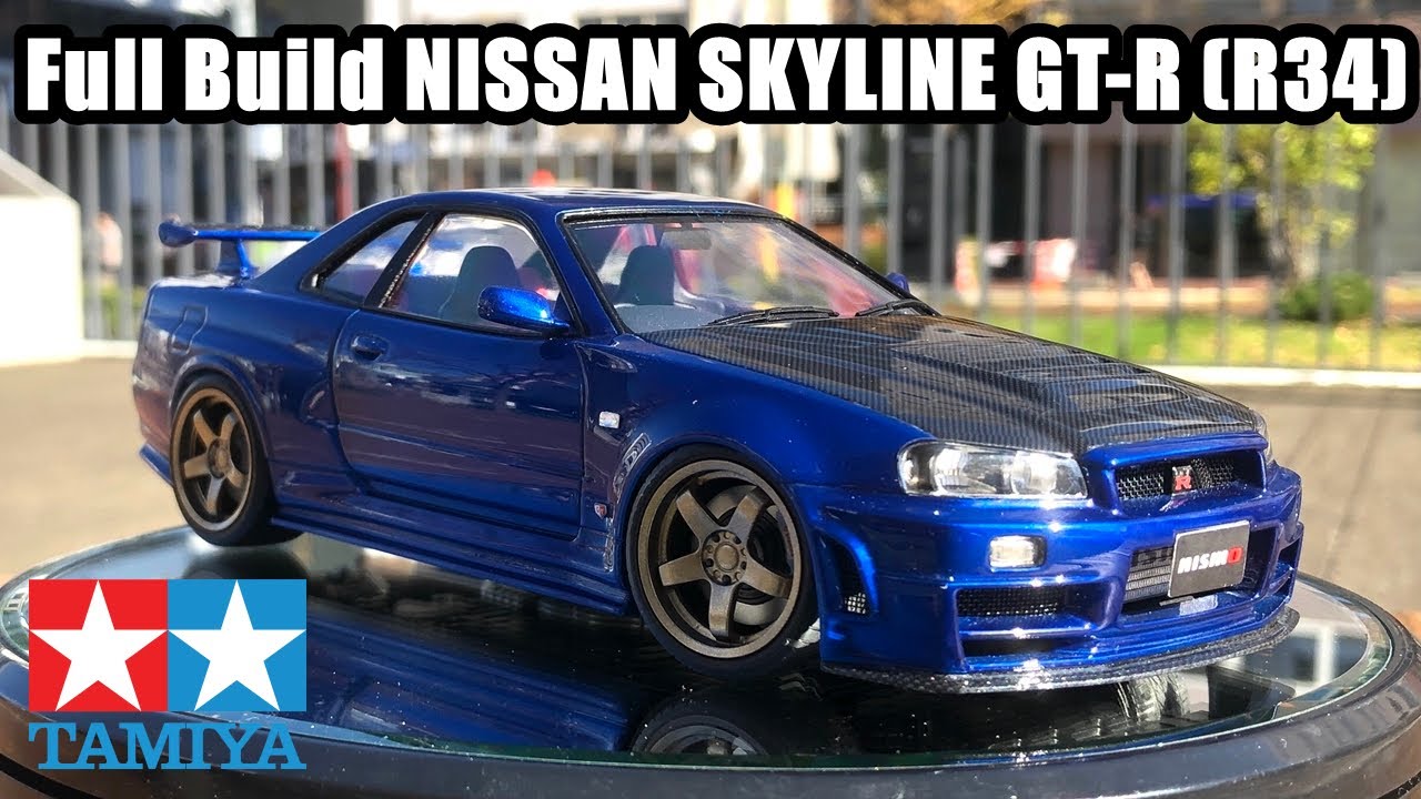 Full build Nissan Skyline GT-R (R34) nismo Z-tune TAMIYA 1/24 model car