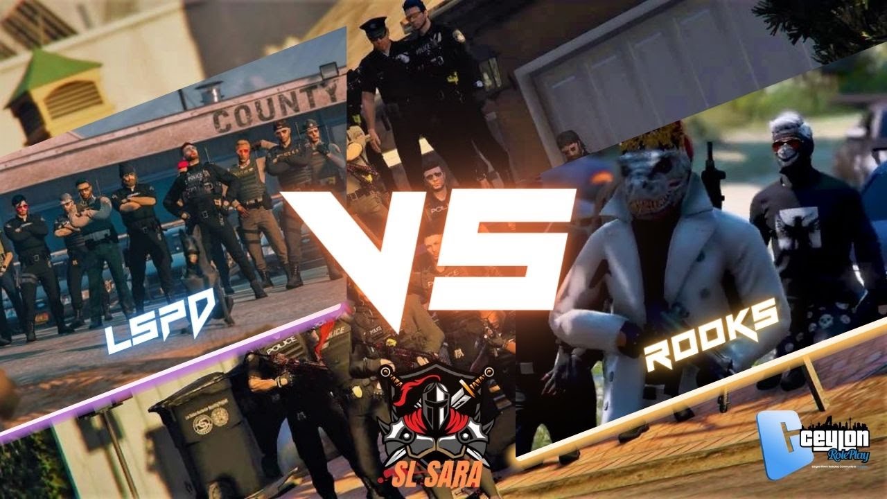 The Rooks Vs LSPD V බිල්ඩිම ලග Ambush Ceylon Rp @HackyStreaming # ...