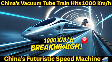 China Unveils 1000 Km/h Hyperloop Train in Vacuum Tunnel!