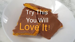 Try This 4 Ingredient Recipe, You Will Love It | Lunch Box Idea | Chocolate Honeycomb @ UF