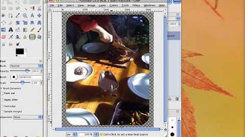 Round corners with the GIMP - 2 with a border