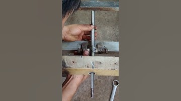 #diy , tự chế cơ cấu nâng hạ bằng ty ren cực hay