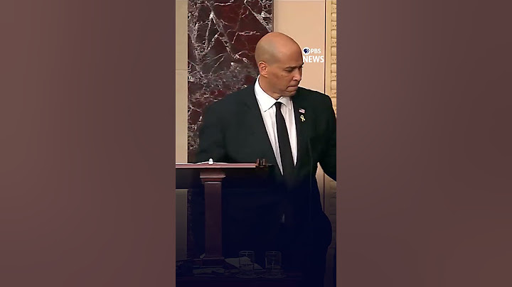 Booker breaks record for longest Senate speech