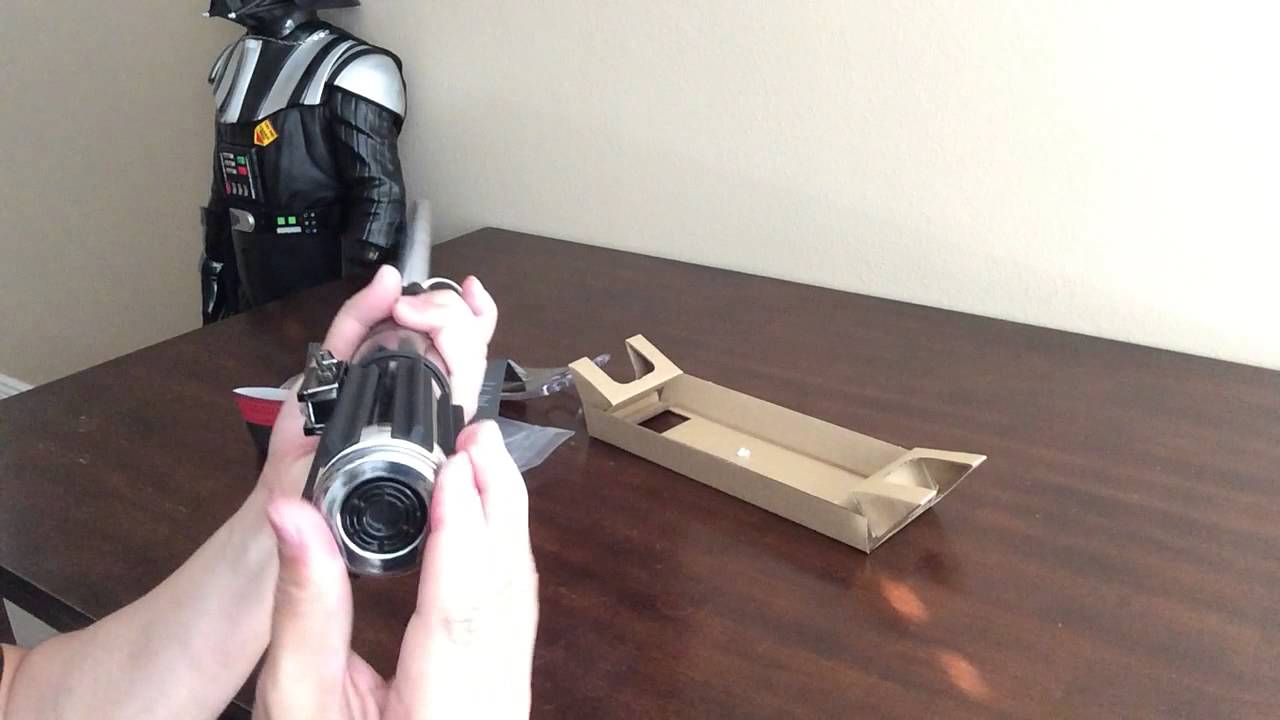 darth vader force fx lightsaber black series