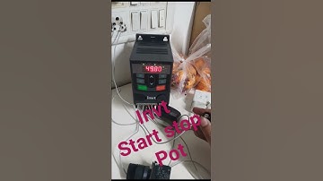 invt vfd program start stop 2 wire toggel switch