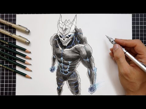 ココ　　　　　8yards Drawing 8 How To Draw Kaiju No. 8 | Easy Anime Drawing (step by step) - YouTube