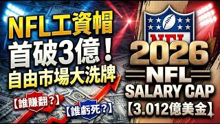 🏈NFL工資帽首破3億！3.012億美金時代來了：自由市場洗牌、標籤價飆升，誰賺翻誰被擠？