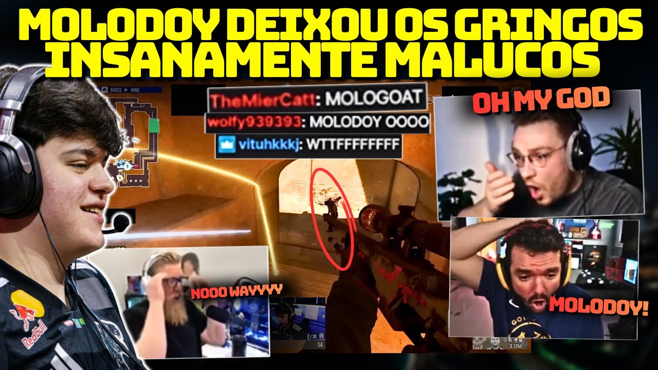 REAÇÃO DOS GRINGOS COM ROUND INACREDITÁVEL DO MOLODOY