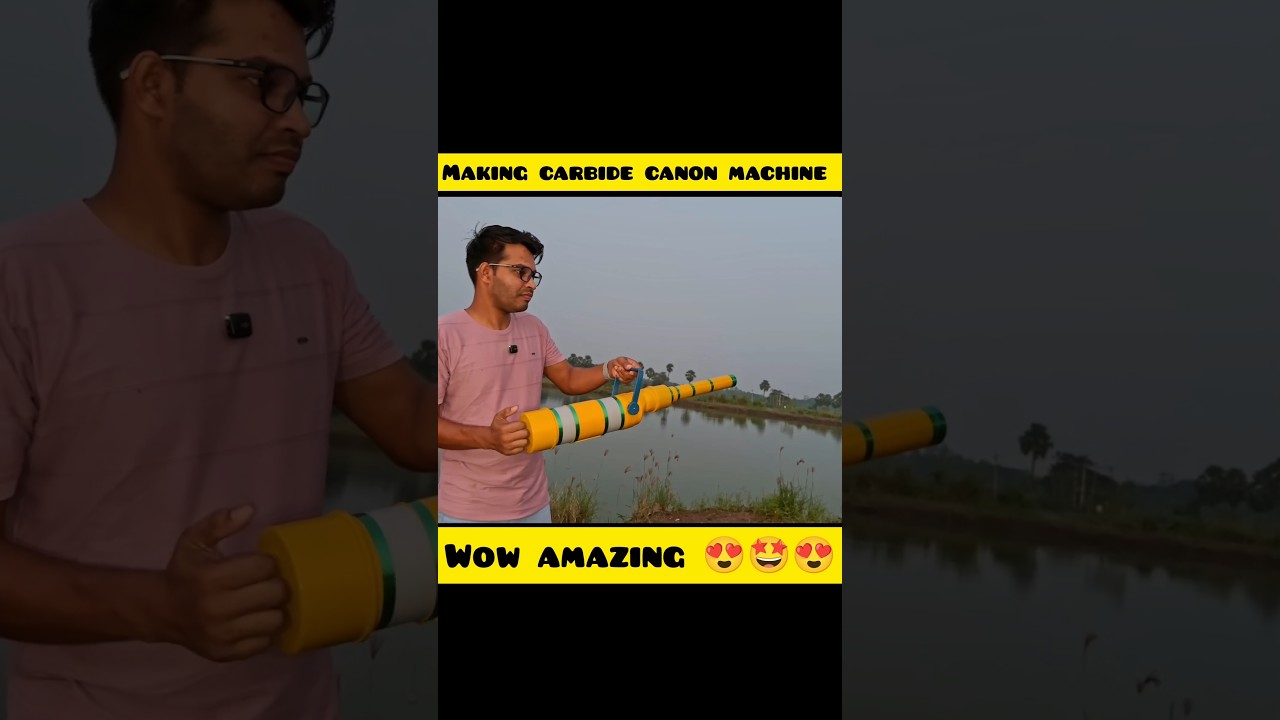 making carbide canon machine 😱|| 
