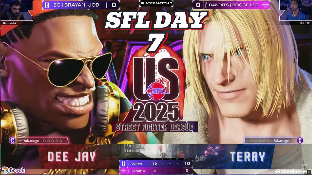 SFL Day 7 ▰ Brayan ( Dee Jay ) vs Booce  ( Terry ) ▰ Street Fighter League US 2025 ▰ SF6