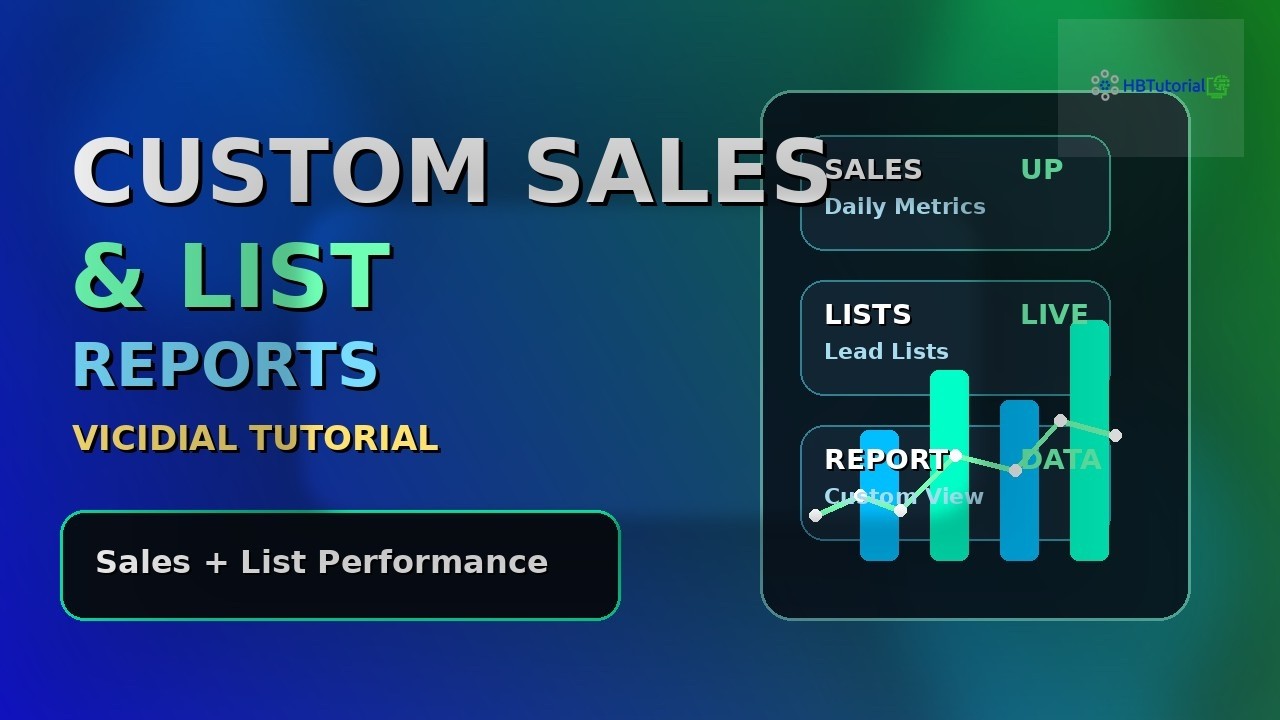 How to Create Custom Sales & List Performance Reports in VICIdial